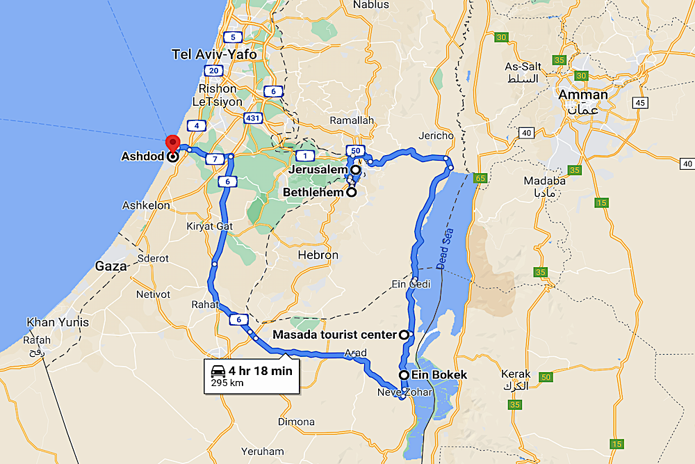 Israel Map - twisht