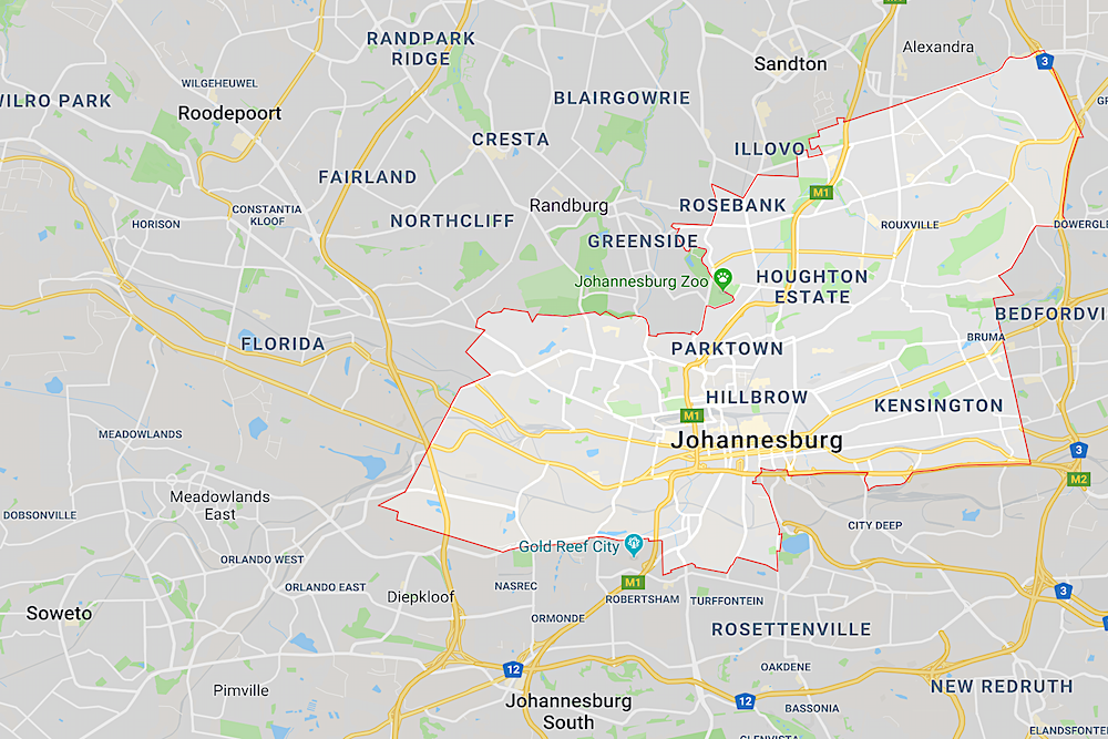 Johannesburg map - twisht blog