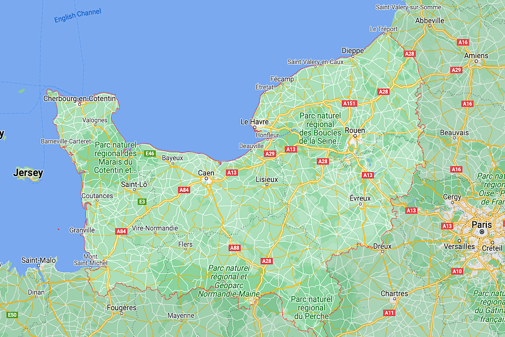 Normandy map twisht