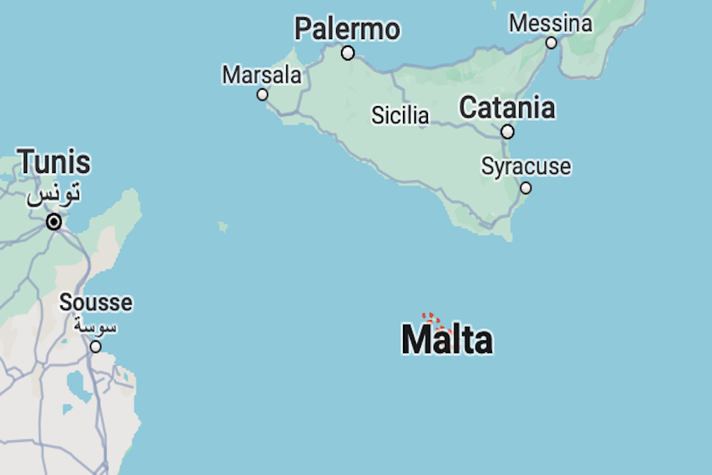 Malta twisht map