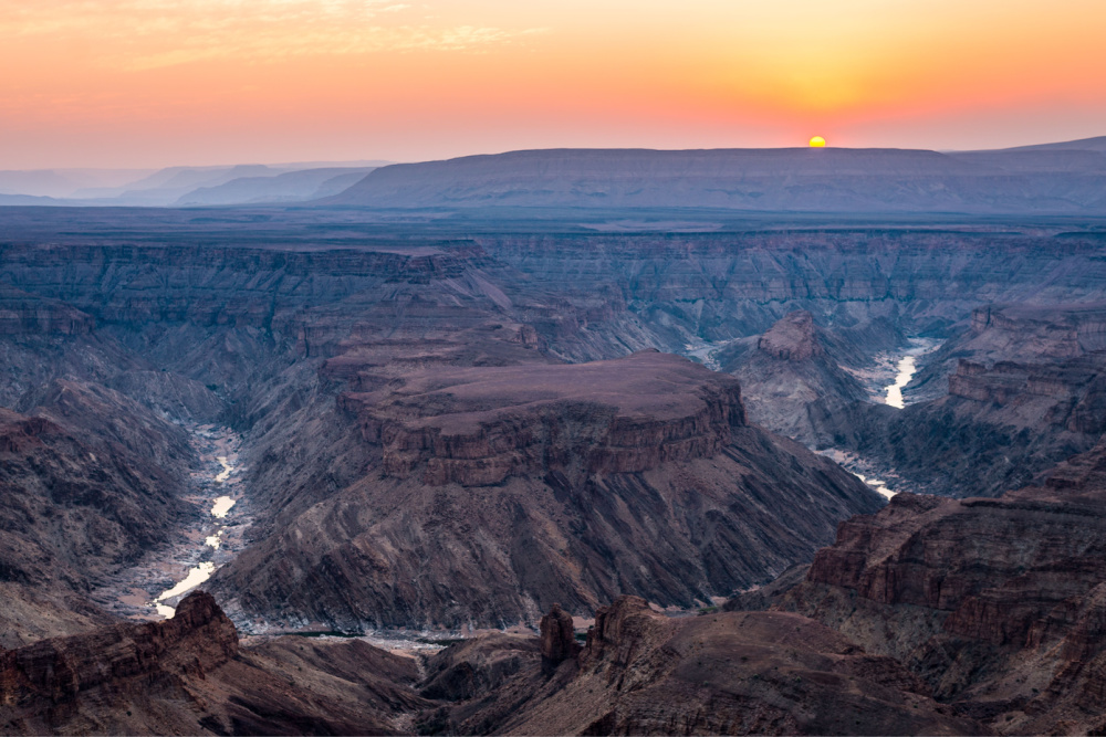 Fish River Canyon Namibia twisht