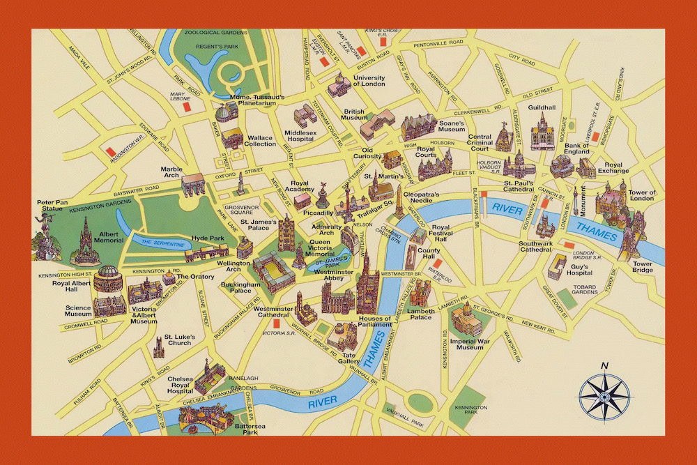 London map travelwishlist