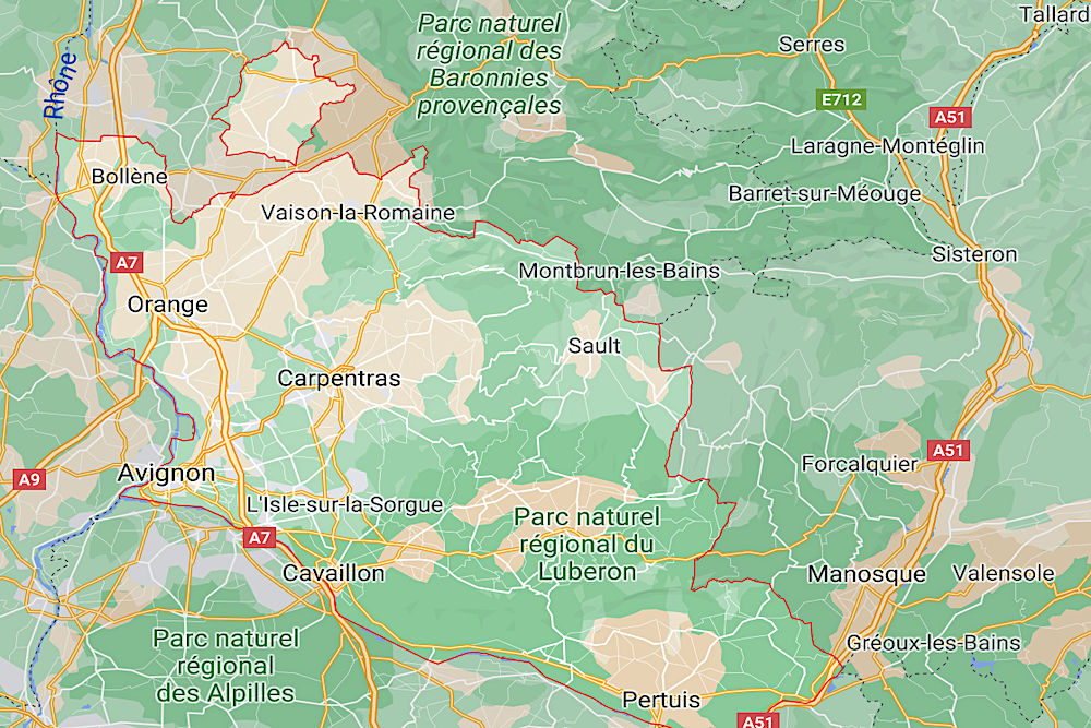 Vaucluse map travelwishlist