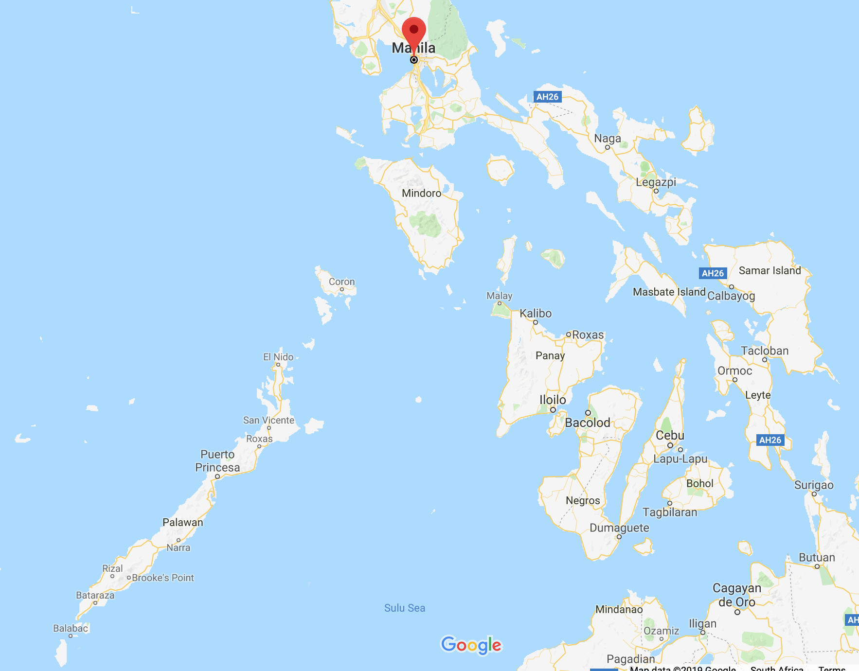 Philippines Map twisht