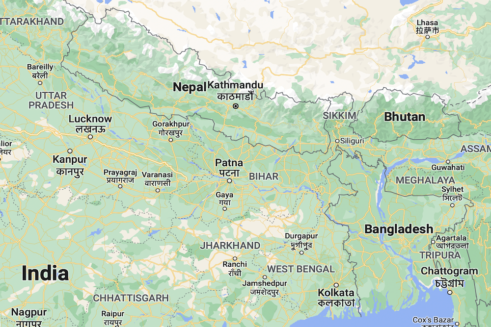 Nepal Map twisht