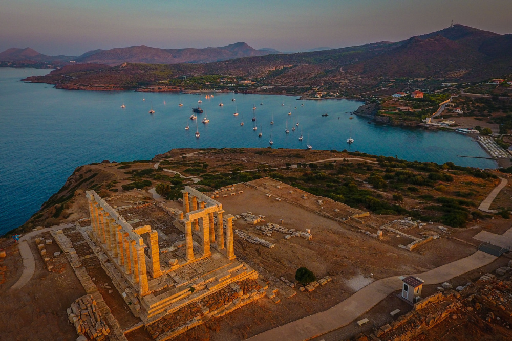 Temple Poseidon Athens twisht