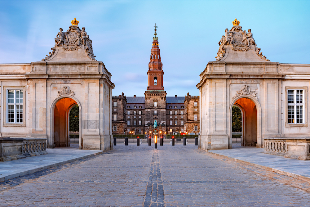 Christiansborg Palace twisht Copenhagen