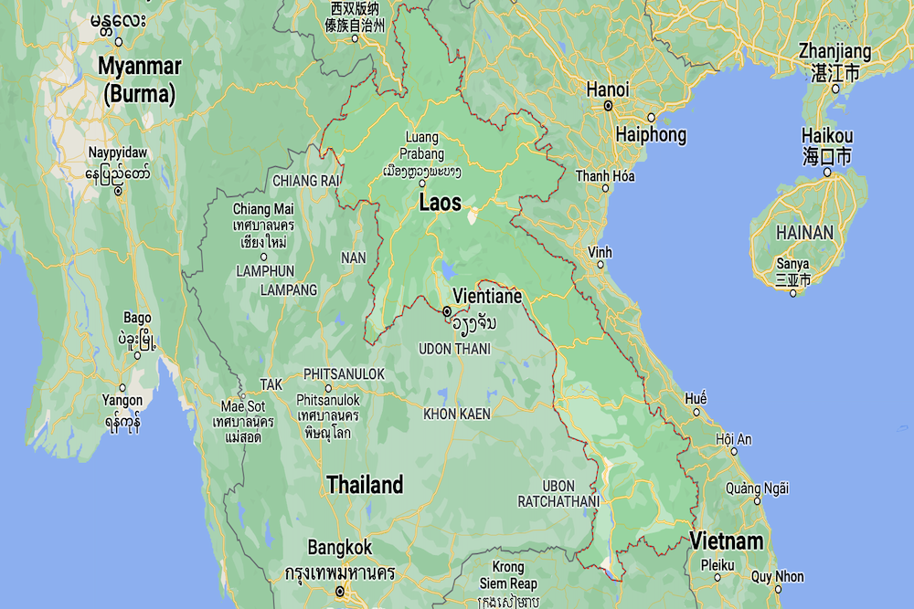 Laos map twisht blog