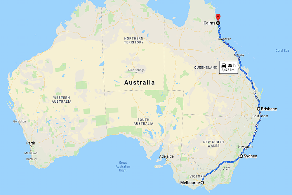 Australia Map twisht Blog