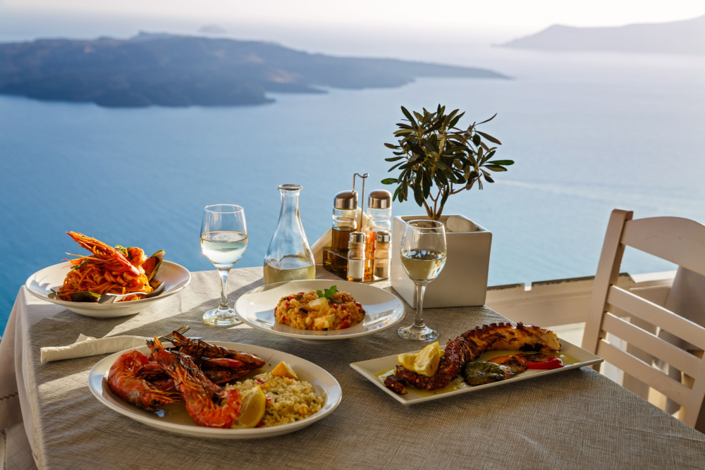 Seafood Santorini twisht