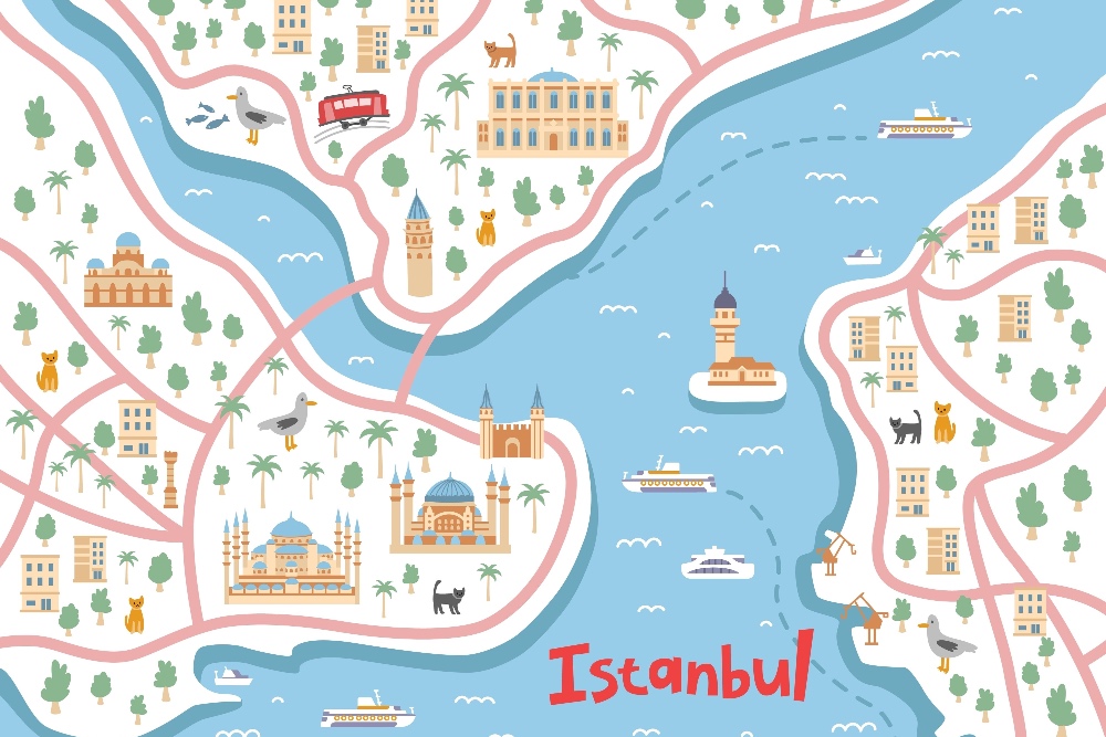 Istanbul map