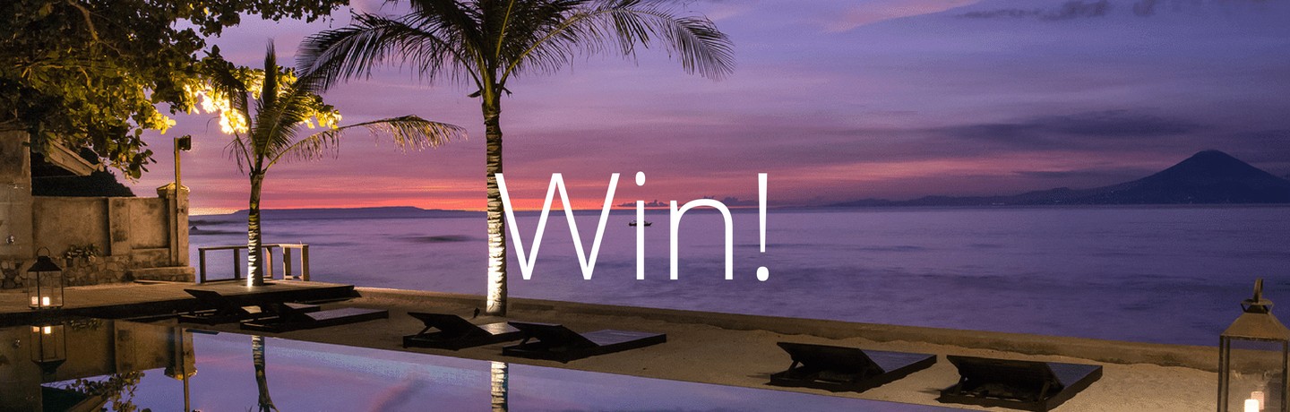 Win a luxury getaway in Lombok, Indonesia!